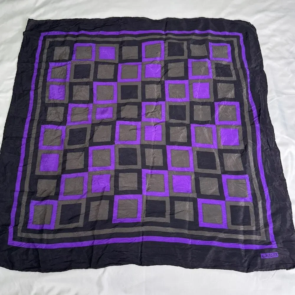 Vintage Jaeger Silk Scarf